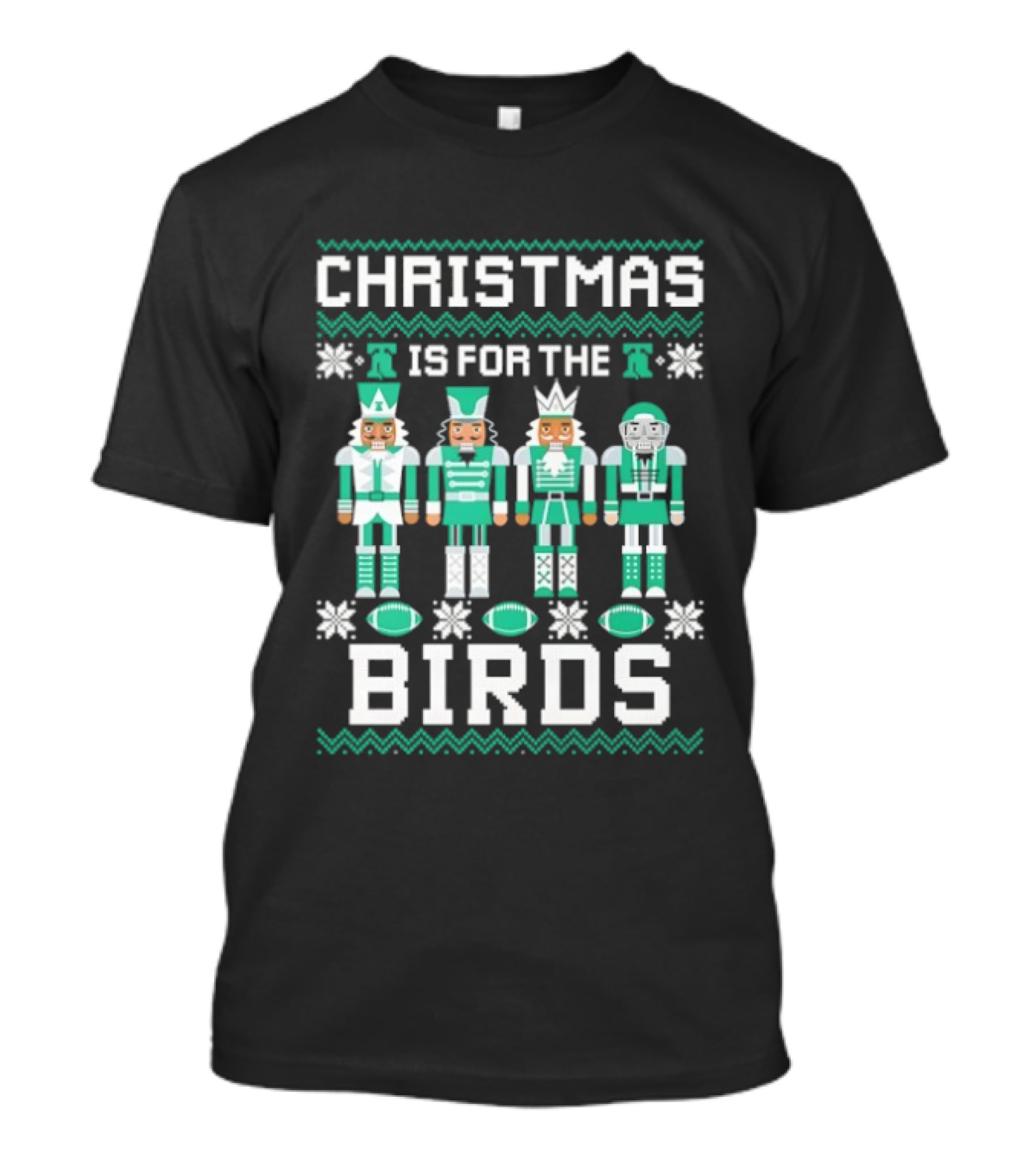 Christmas Is For Me Eagles Birds Nutcracker T-Shirt