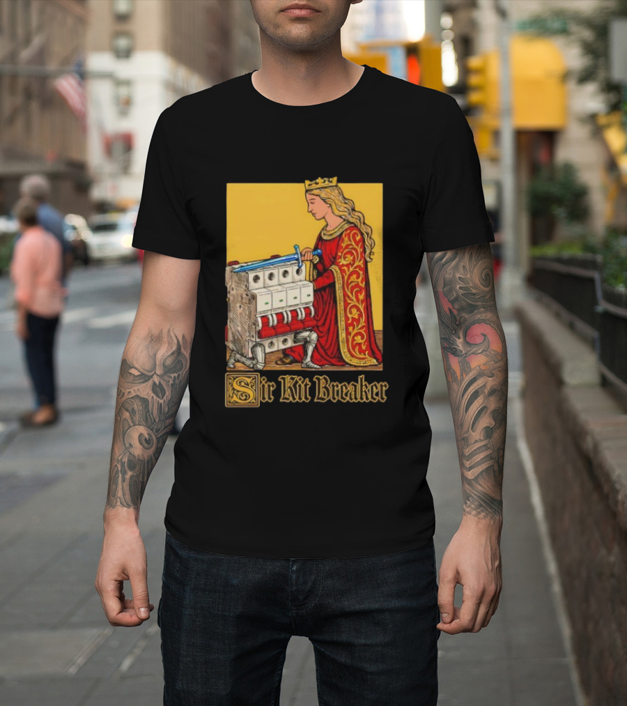 Sir Kit Breaker RuneScape Medieval Knight Parody T-Shirt