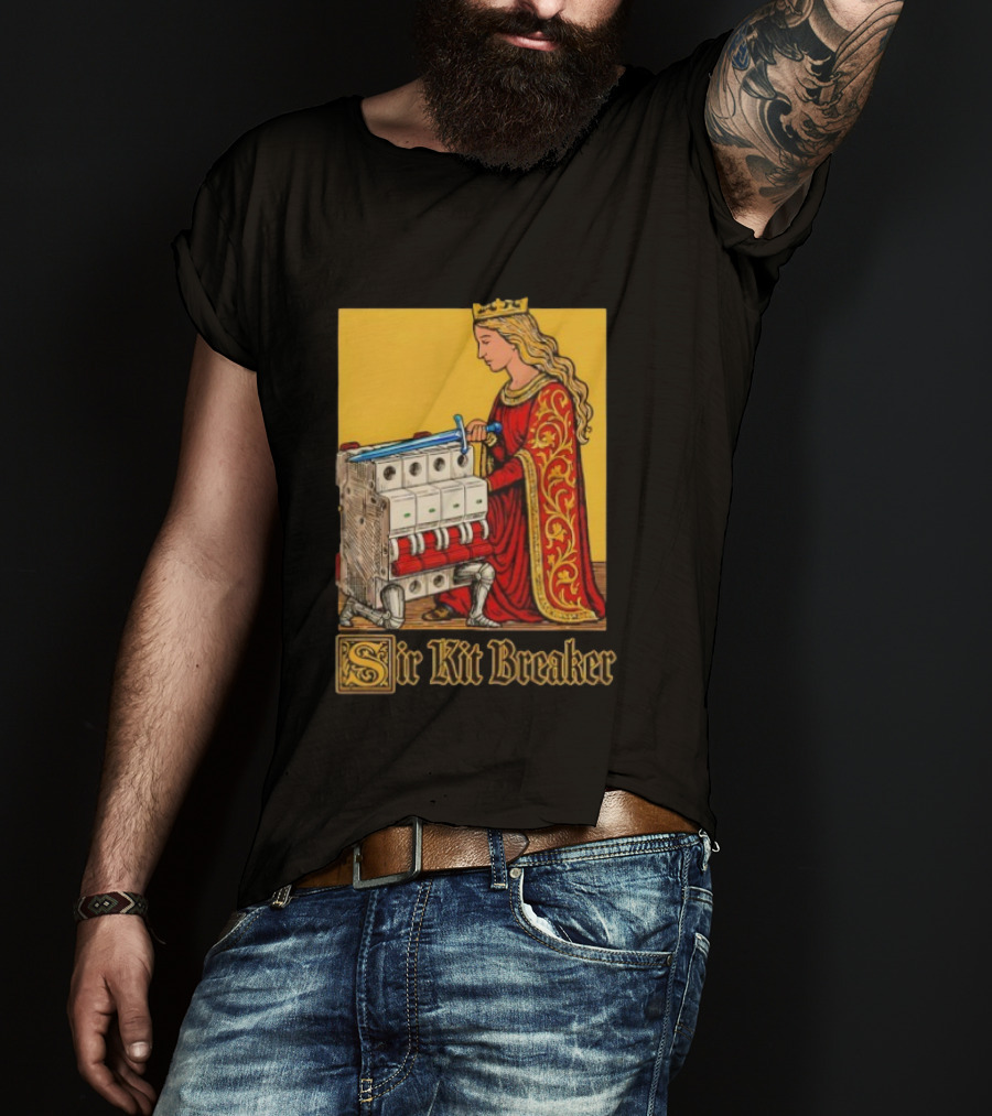 Sir Kit Breaker RuneScape Medieval Knight Parody T-Shirt