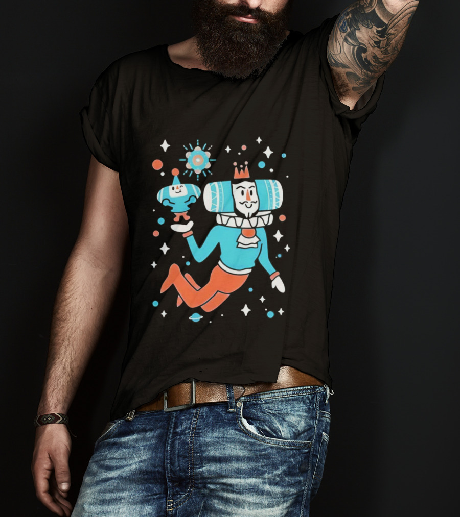 Space Dad Cool Katamari Prince Cosmic Adventure T-Shirt