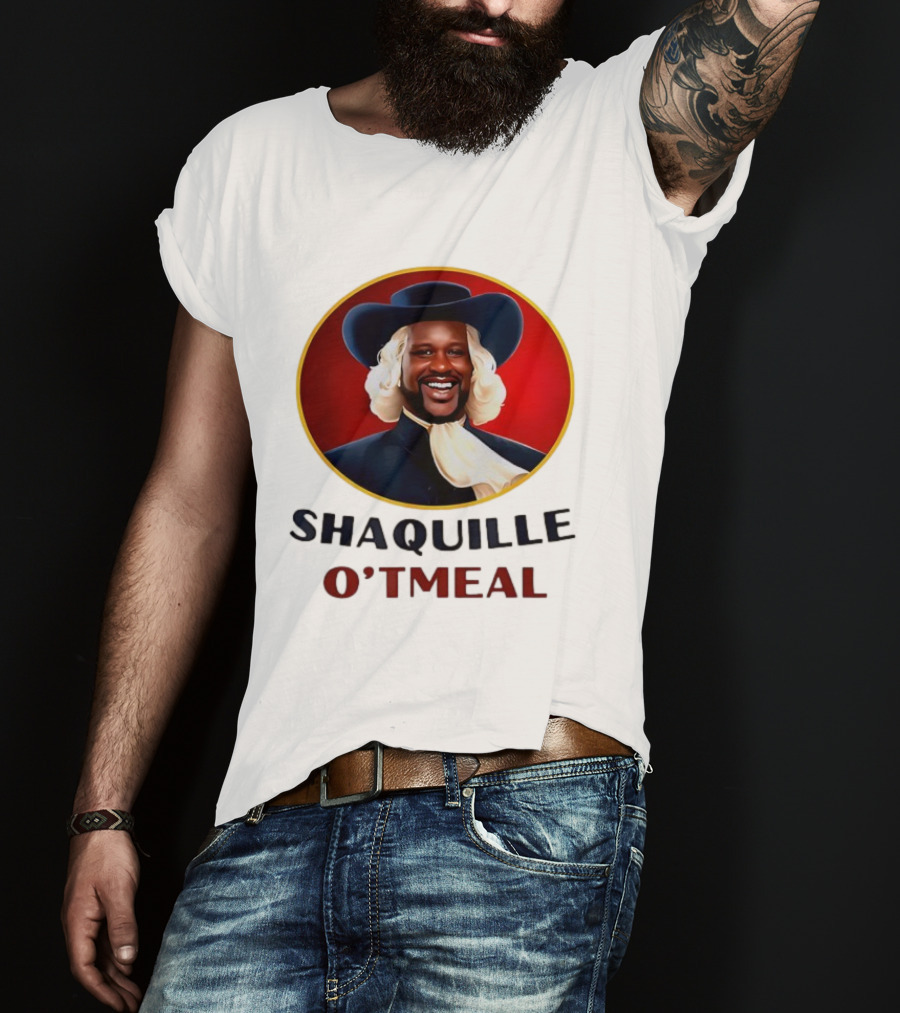 Shaquille Oatmeal Funny Meme Cereal Parody T-Shirt
