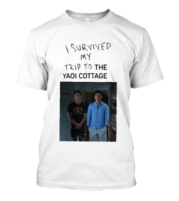 I Survived My Trip To The Yaoi Cottage Heated Rivalry Cottagecore LGBTQ+ Comedy Series T-Shirt