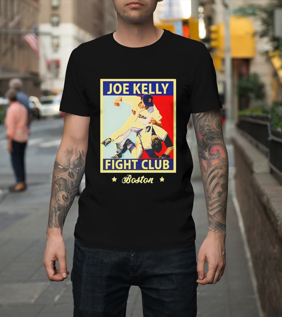 Boston Red Sox Joe Kelly Fight Club Iconic Showdown T-Shirt