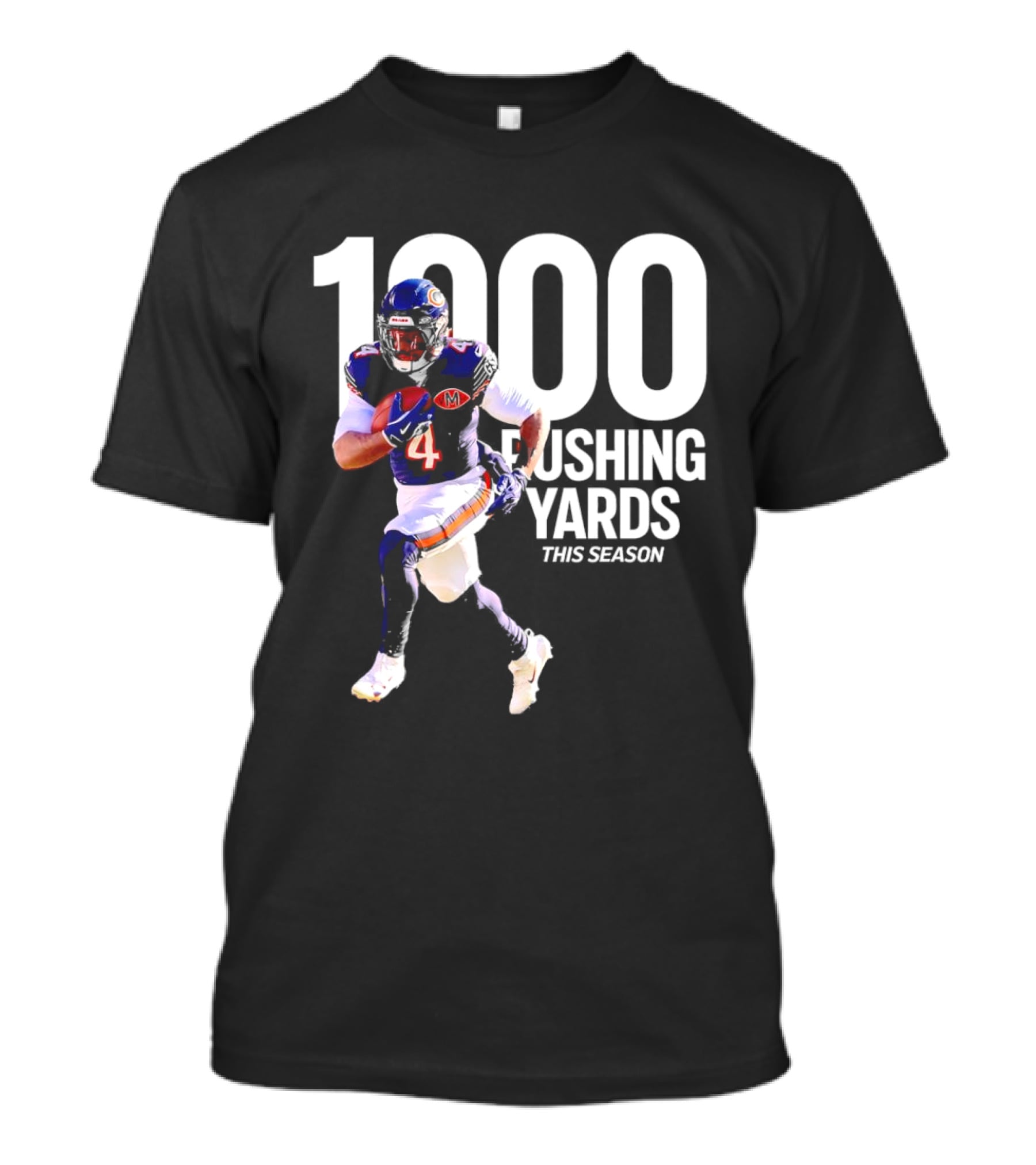 Chicago Bears 1000 Rushing Yards This Season T-Shirt