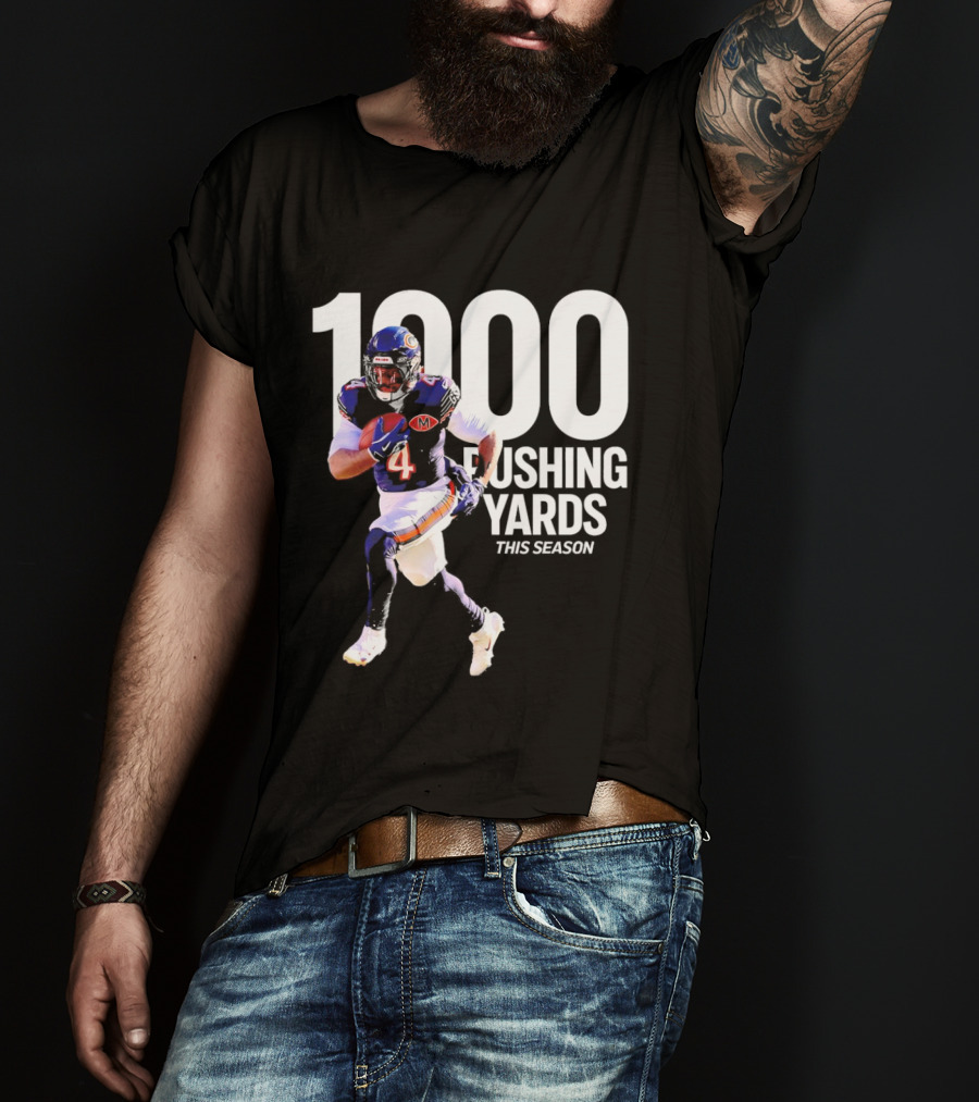 Chicago Bears 1000 Rushing Yards This Season T-Shirt