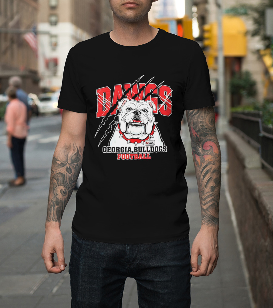 DAWGS Georgia Bulldogs UGA Football T-Shirt