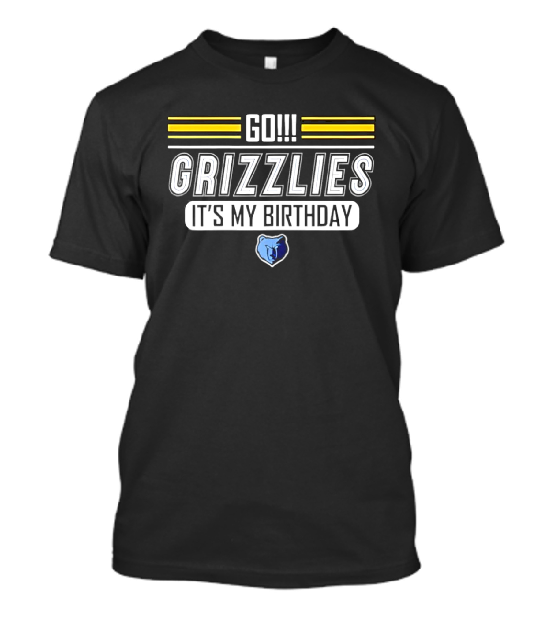 Go Grizzlies It's My Birthday Memphis Celebration T-Shirt