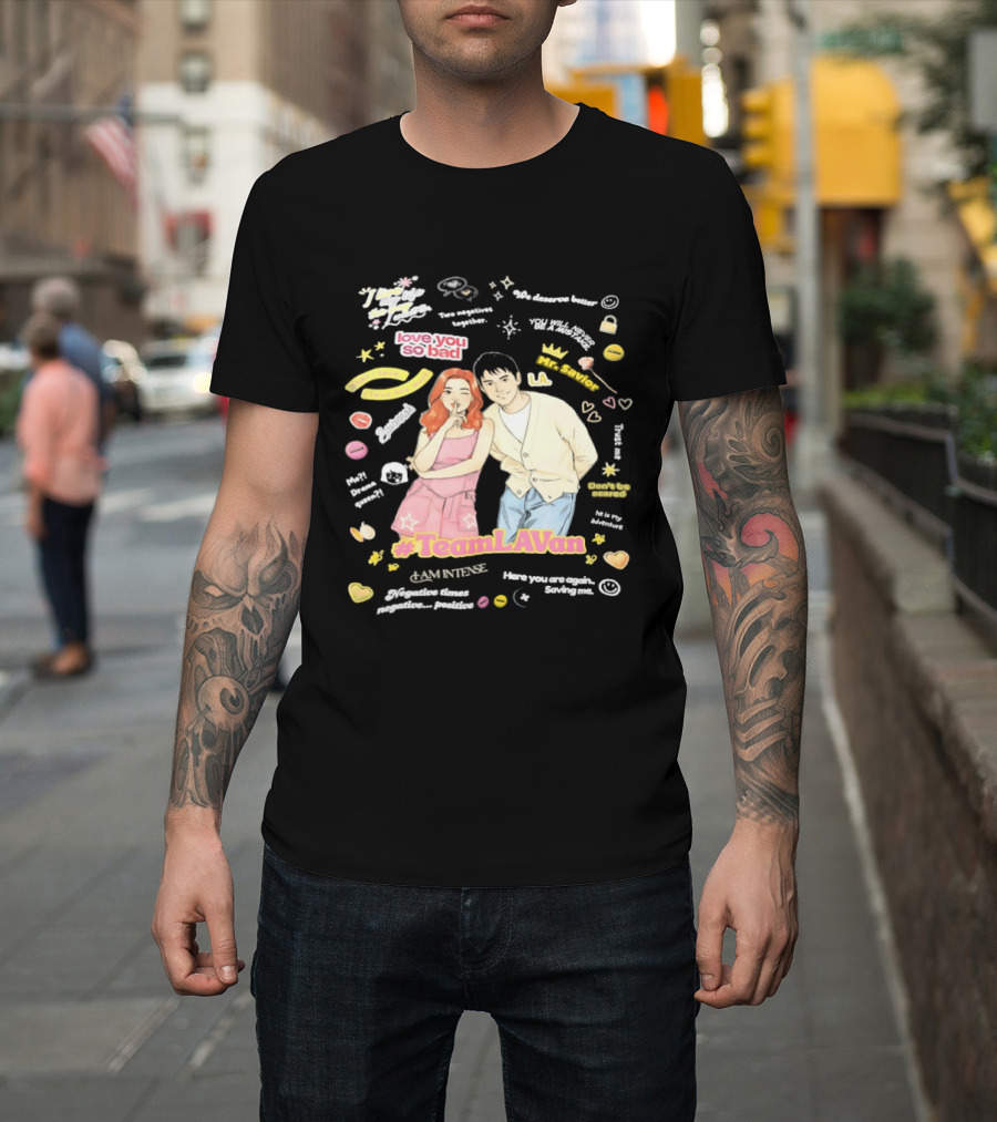 Love You So Bad Team LAVan I Am Intense Retro Style Vibrant Pop Culture T-Shirt