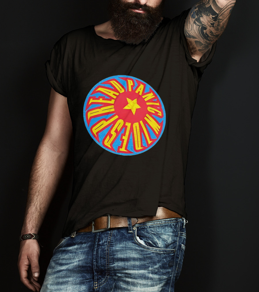 Widespread Panic Fireball Star Retro Circle T-Shirt