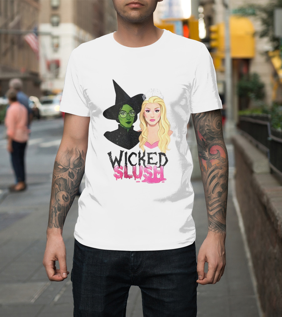 Wicked Slush Elphaba Glinda Disney Noobz T-Shirt