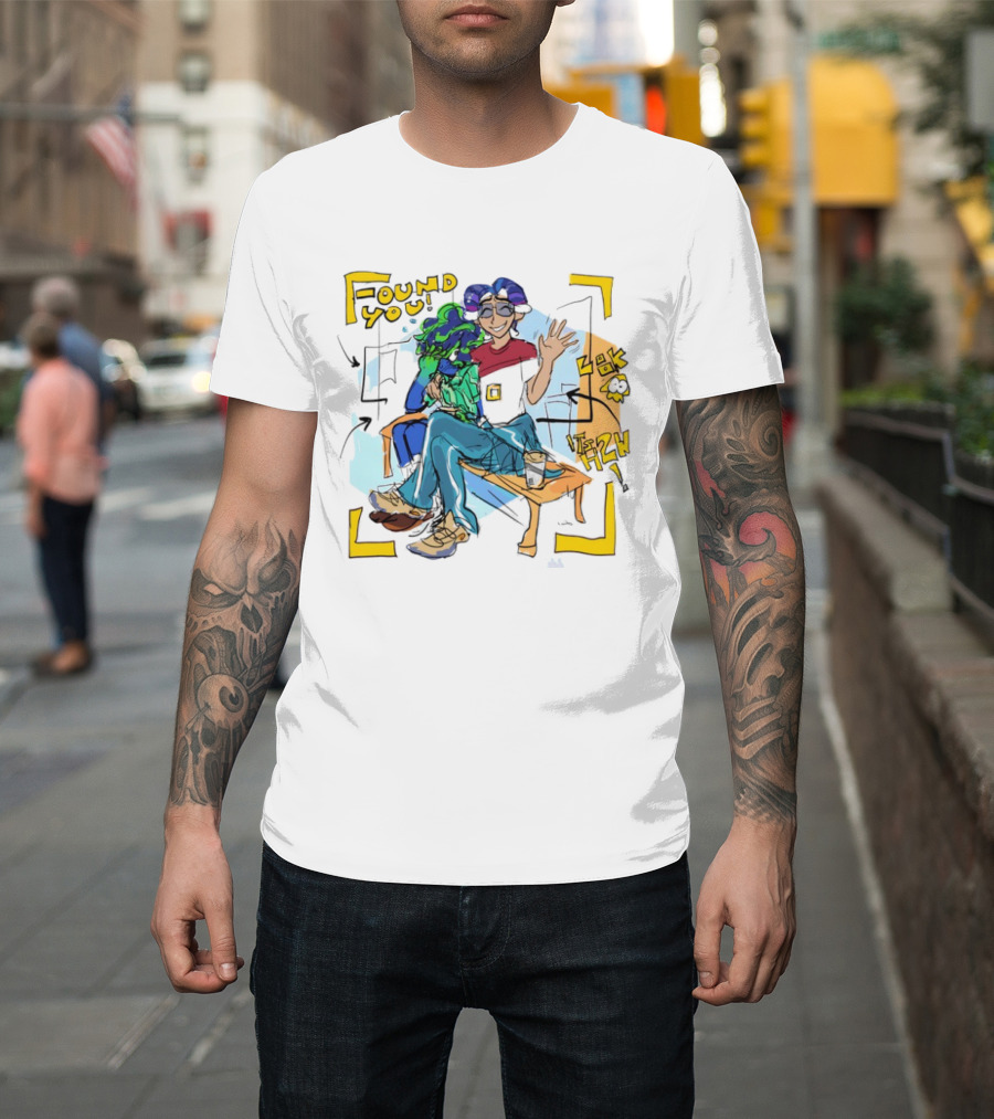 Found You Splatoon Nintendo Art Style Inkling Vibes T-Shirt
