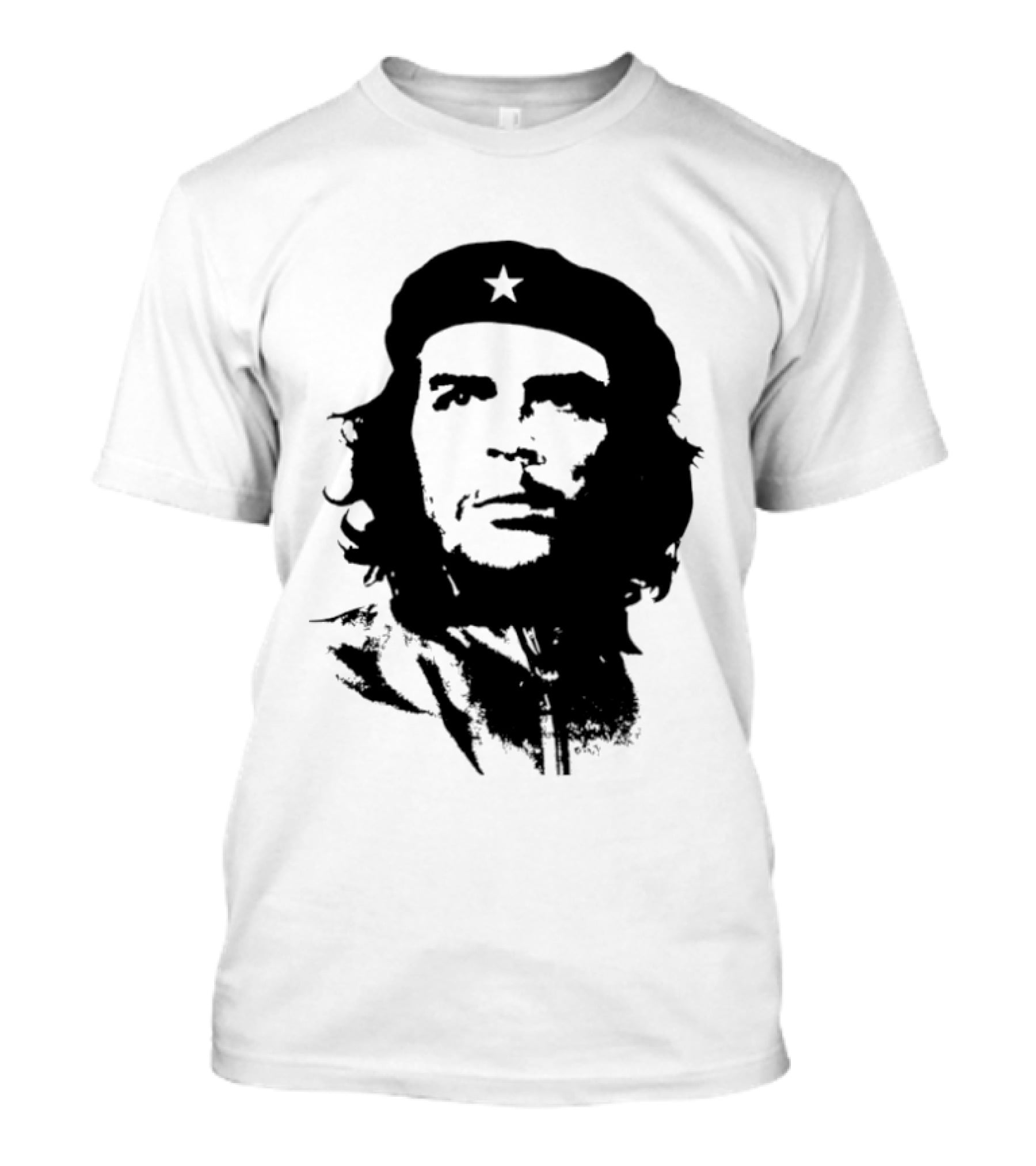 Che Guevara Big Head Argentine Marxist Revolutionary Iconic Stencil T-Shirt