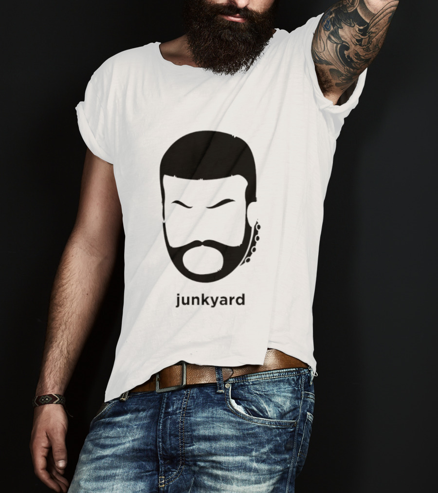 WWF Wrestling Legend Junkyard Dog Big Face Retro Look T-Shirt