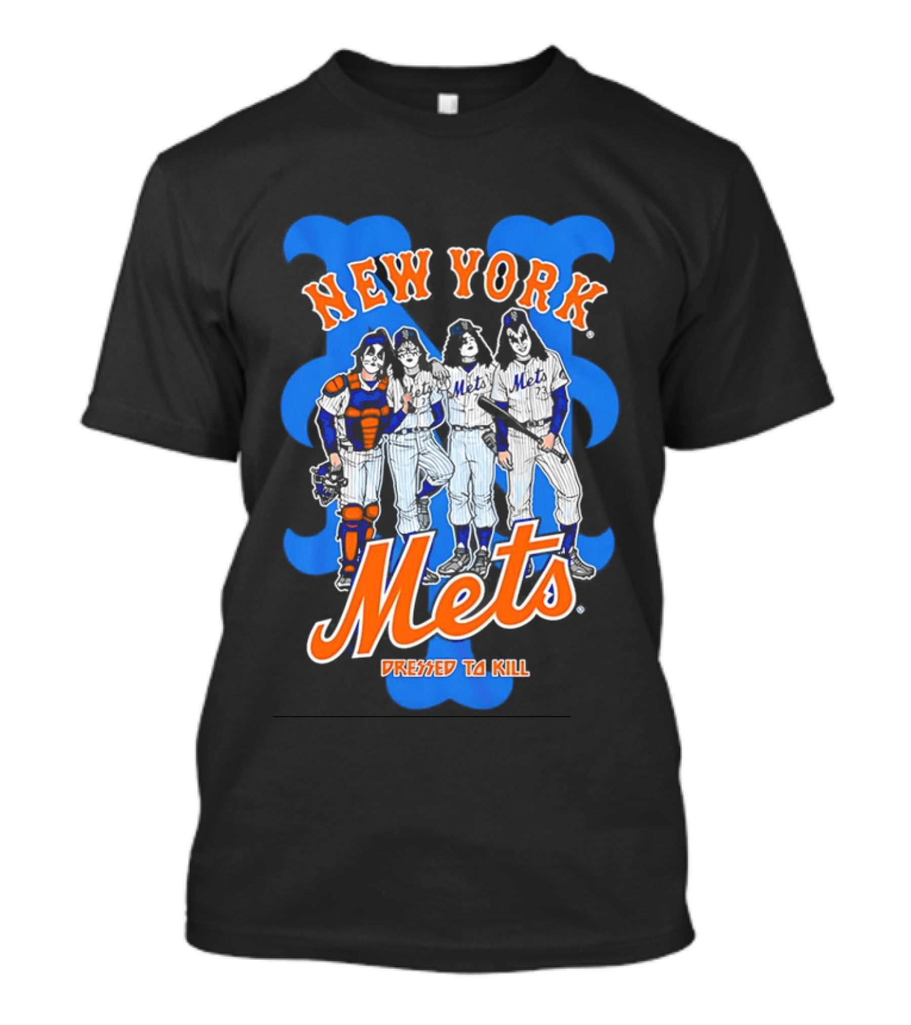New York Mets Dressed To Kill Collaboration T-Shirt