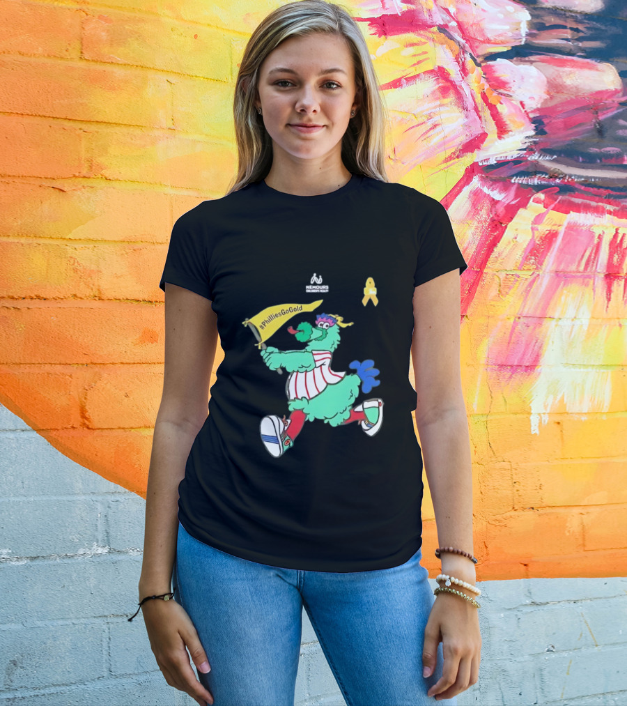Nemours Childhood Partnership With Philadelphia Phillies #PhilliesGoGold T-Shirt