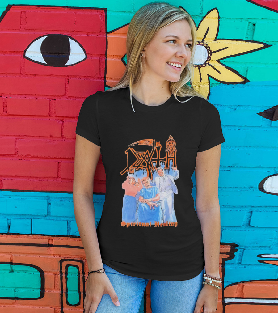 Death Spiritual Healing Album Cover Artwork By Ed Repka T-Shirt
