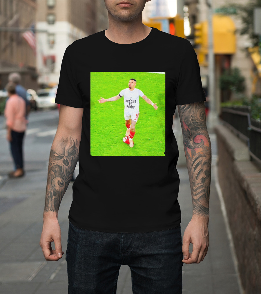 Gabriel Jesus I Belong To Jesus Arsenal FC T-Shirt