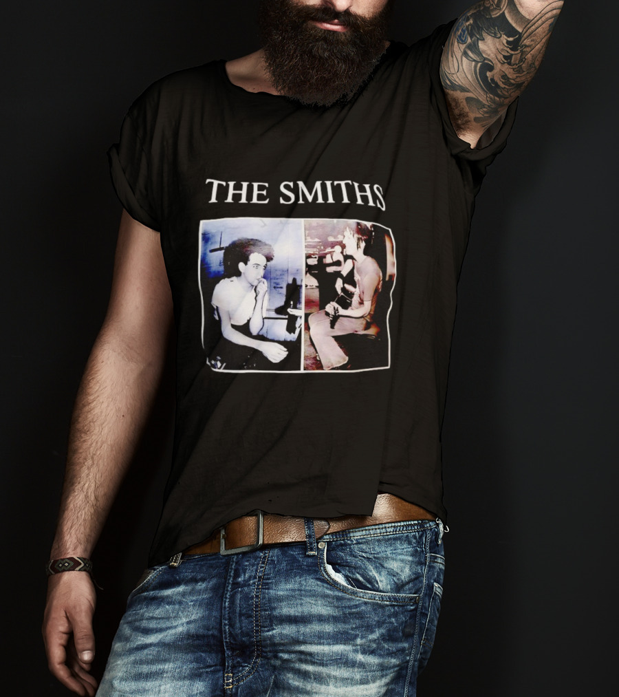The Smiths Morrissey Johnny Marr Vintage Album Photo T-Shirt