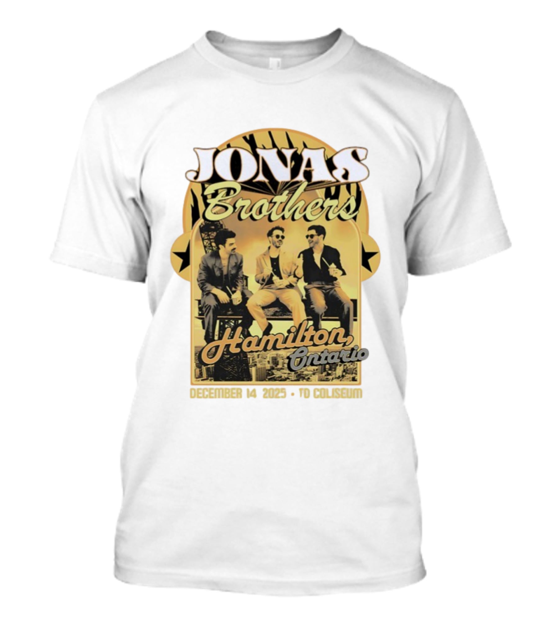 Jonas Brothers Hamilton Ontario December 14 2025 TD Coliseum T-Shirt