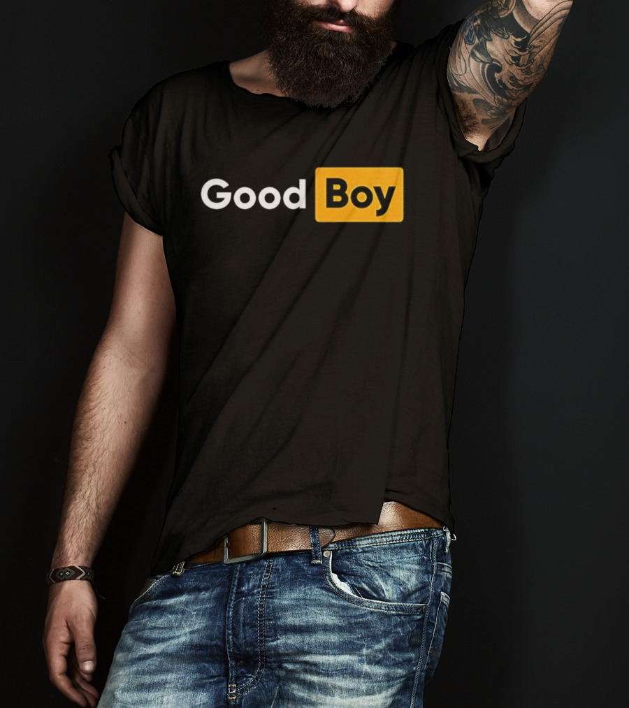 Good Boy Parody Block T-Shirt