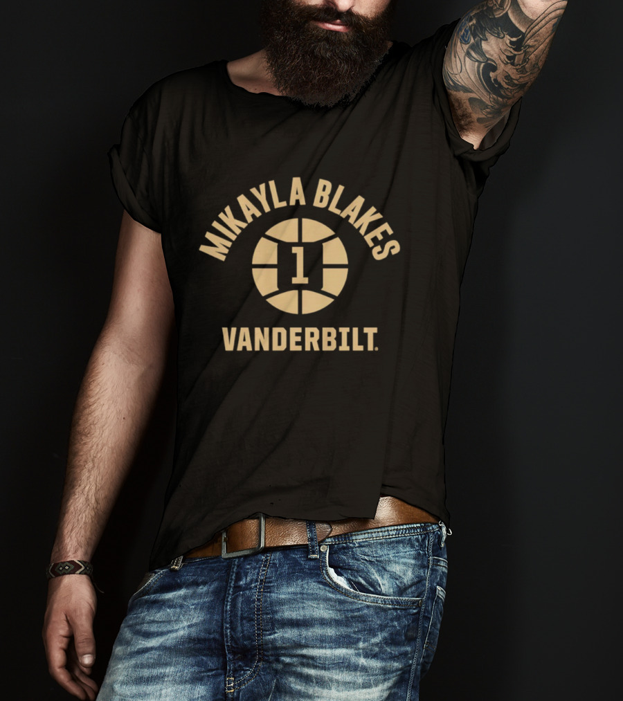 Mikayla Blakes 1 Vanderbilt Basketball T-Shirt