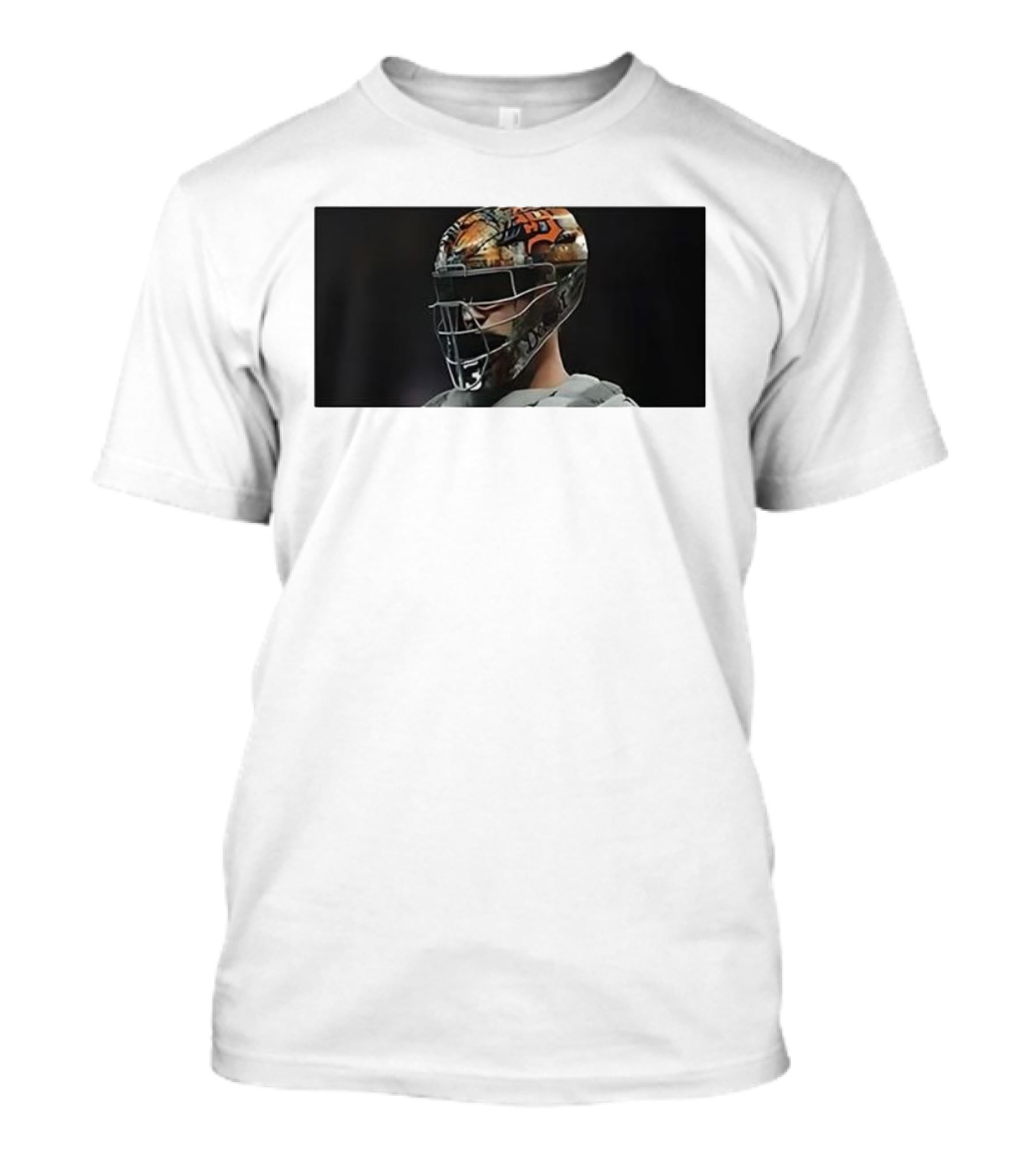 Dillon Dingler Number 13 Detroit Tigers Baseball Catcher Helmet T-Shirt