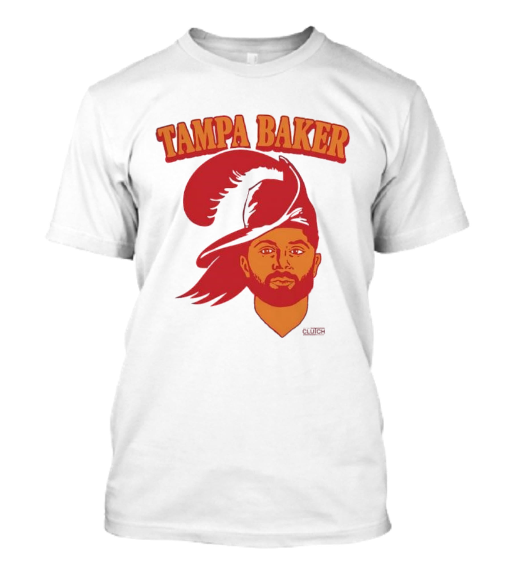Tampa Baker Football Icon Illustration Buccaneers T-Shirt