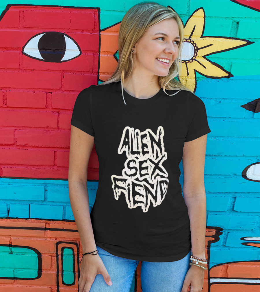 Alien Sex Fiend Bold Dripping T-Shirt