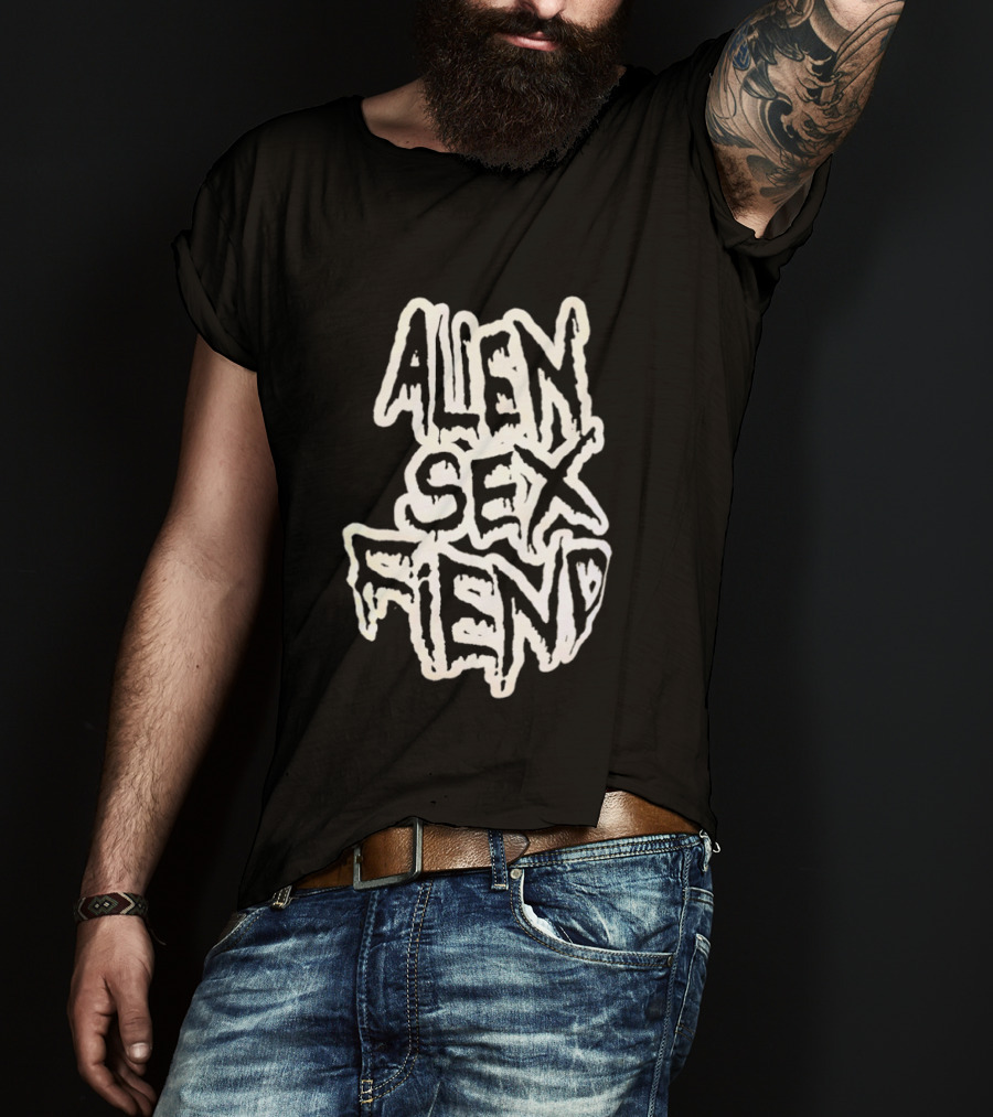 Alien Sex Fiend Bold Dripping T-Shirt