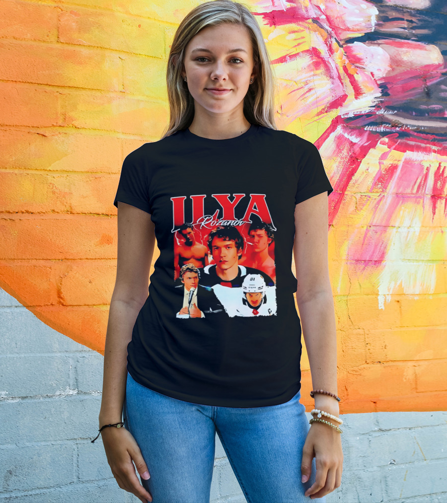 Ilya Rozanov Rivalry 90s Iconic Hockey Star T-Shirt