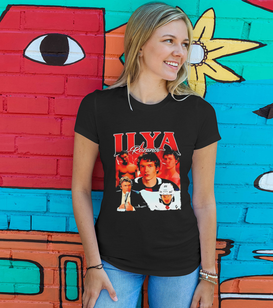 Ilya Rozanov Rivalry 90s Iconic Hockey Star T-Shirt