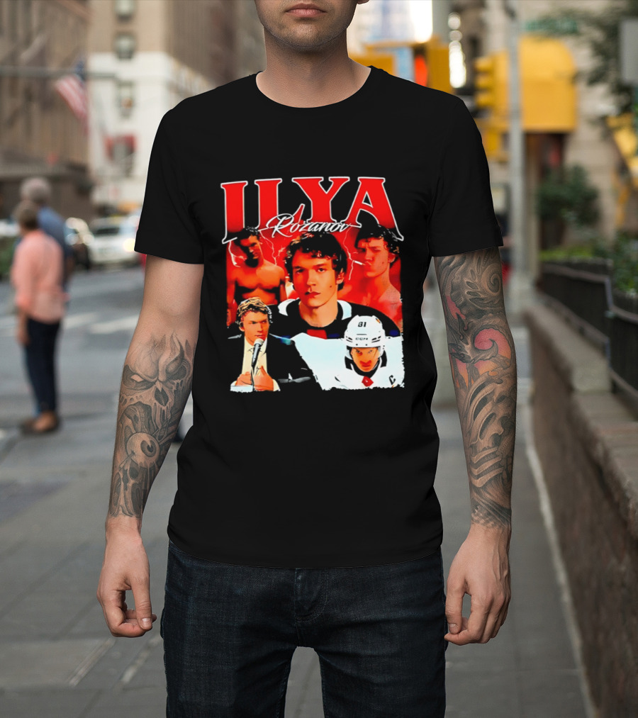 Ilya Rozanov Rivalry 90s Iconic Hockey Star T-Shirt