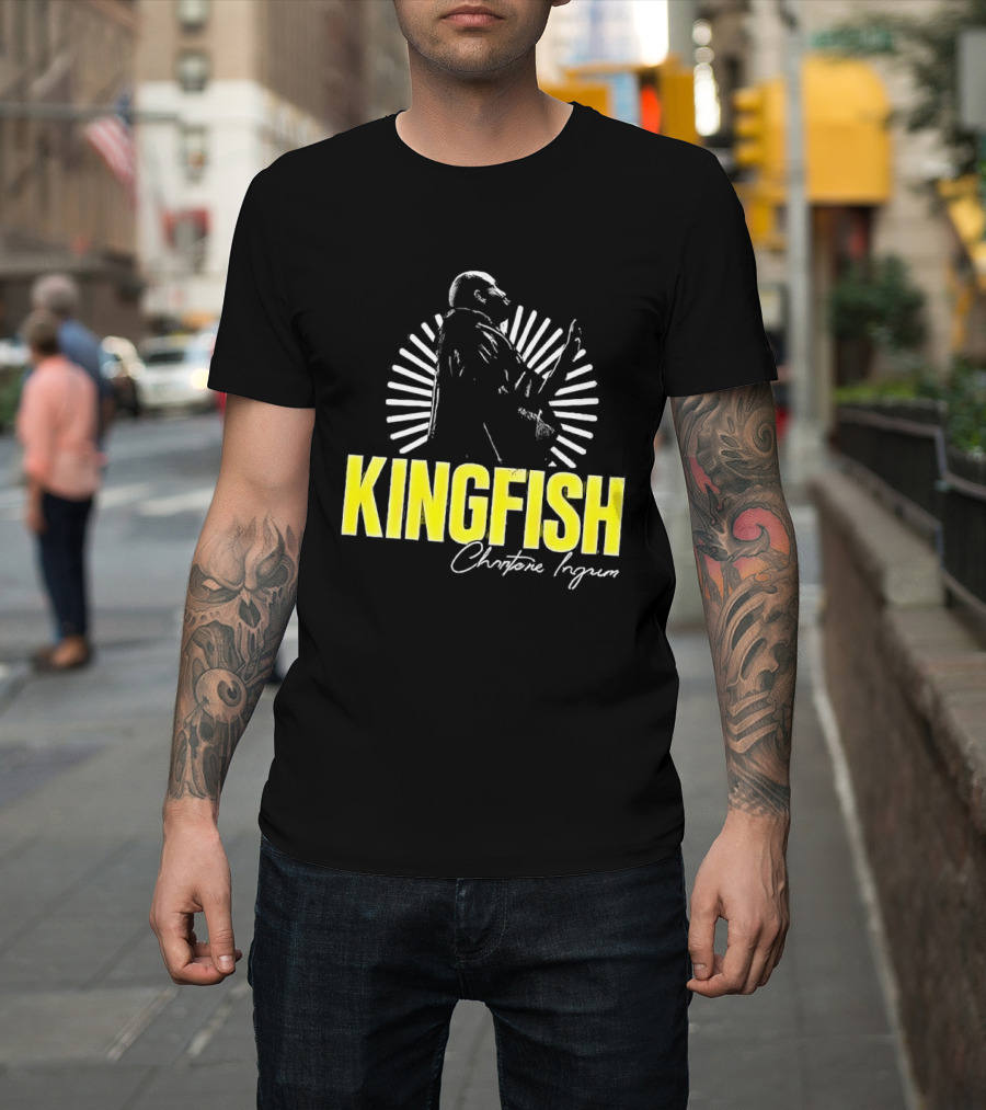 Kingfish Christone Ingram Blues Guitarist Iconic T-Shirt