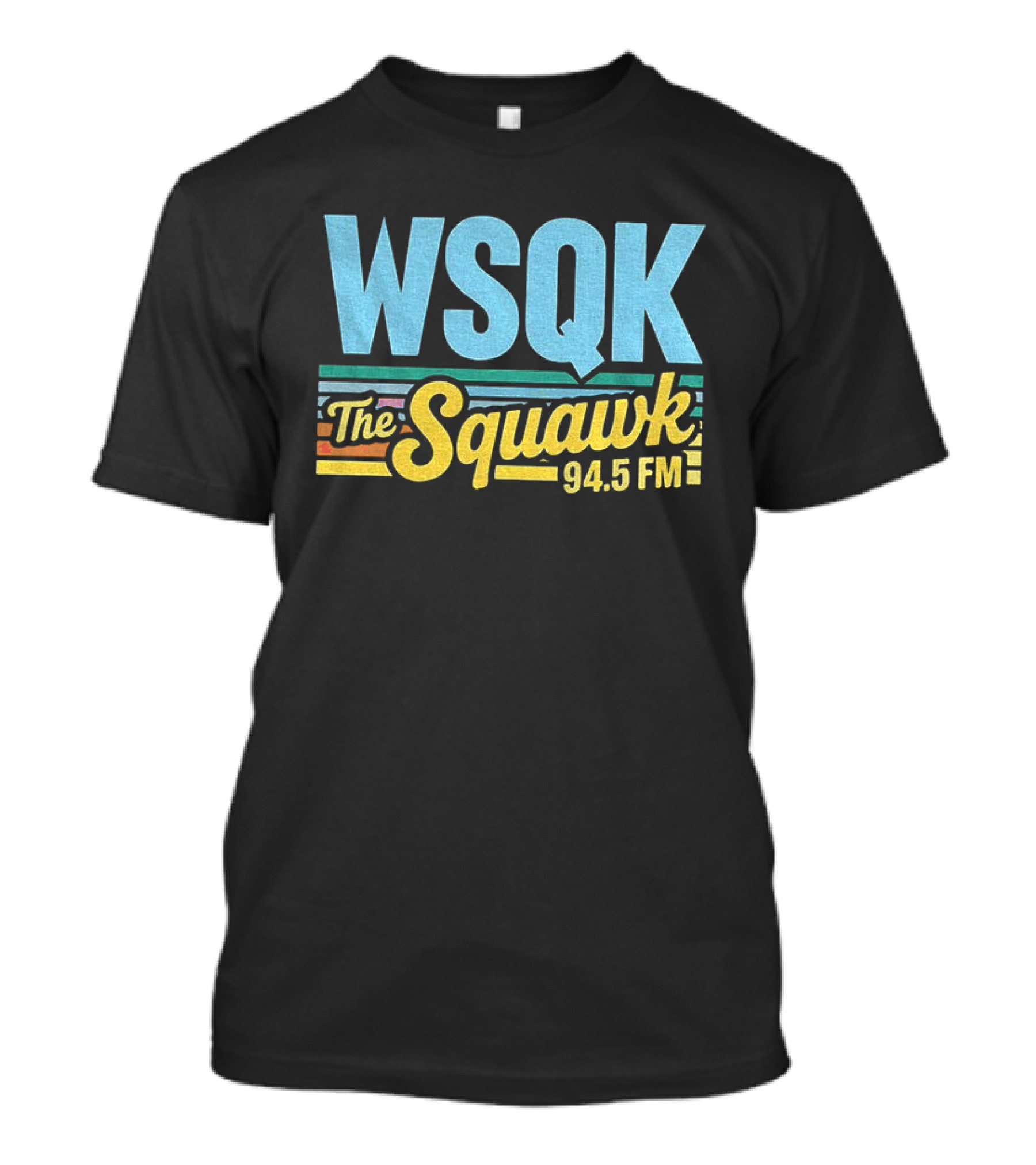 WSQK The Squawk 94.5 FM Hawkins The Upside Down T-Shirt