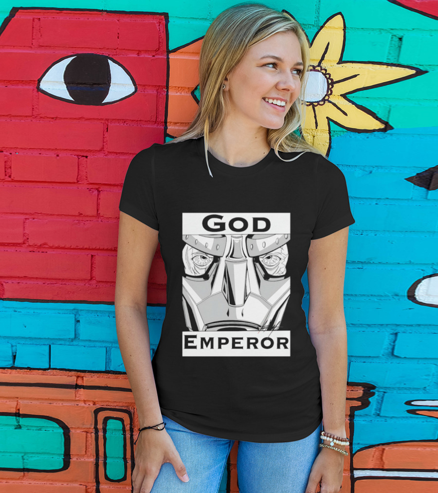 God Emperor Masked Face Robot Armor T-Shirt