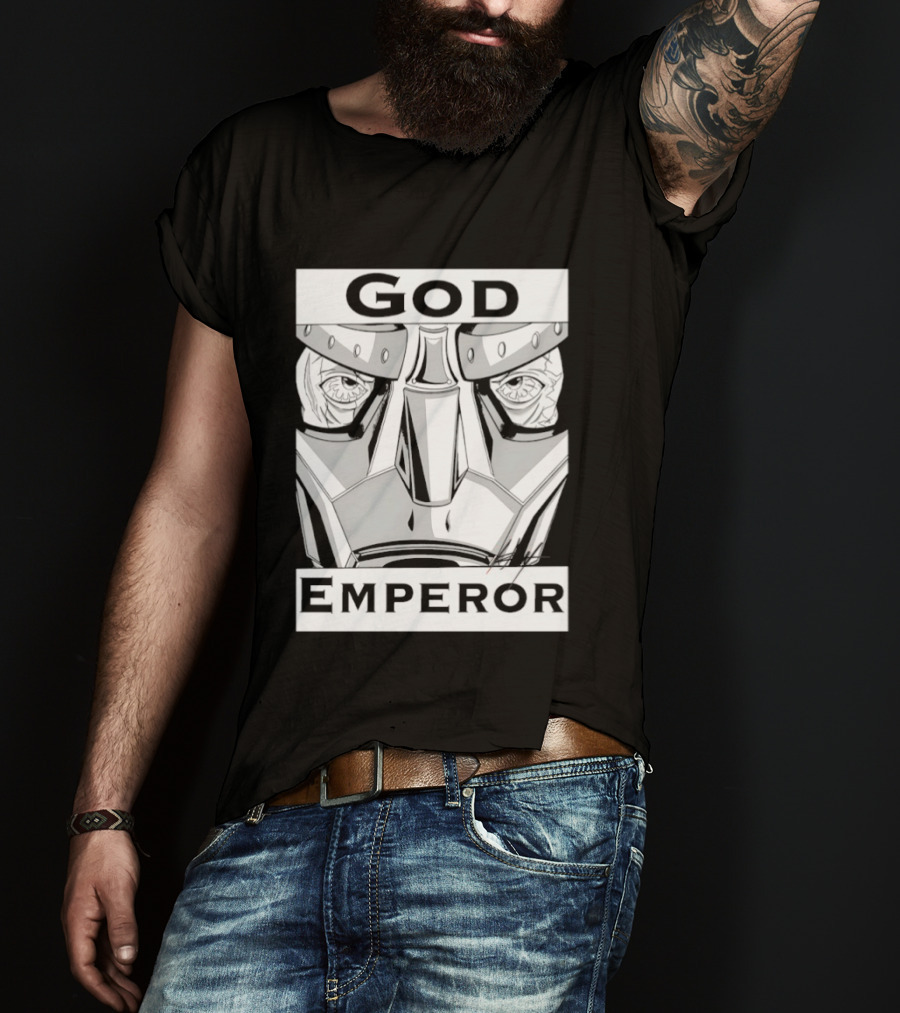 God Emperor Masked Face Robot Armor T-Shirt