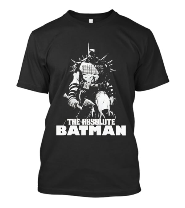 The Absolute Batman Spiked Suit Warrior With Bat Helmets T-Shirt