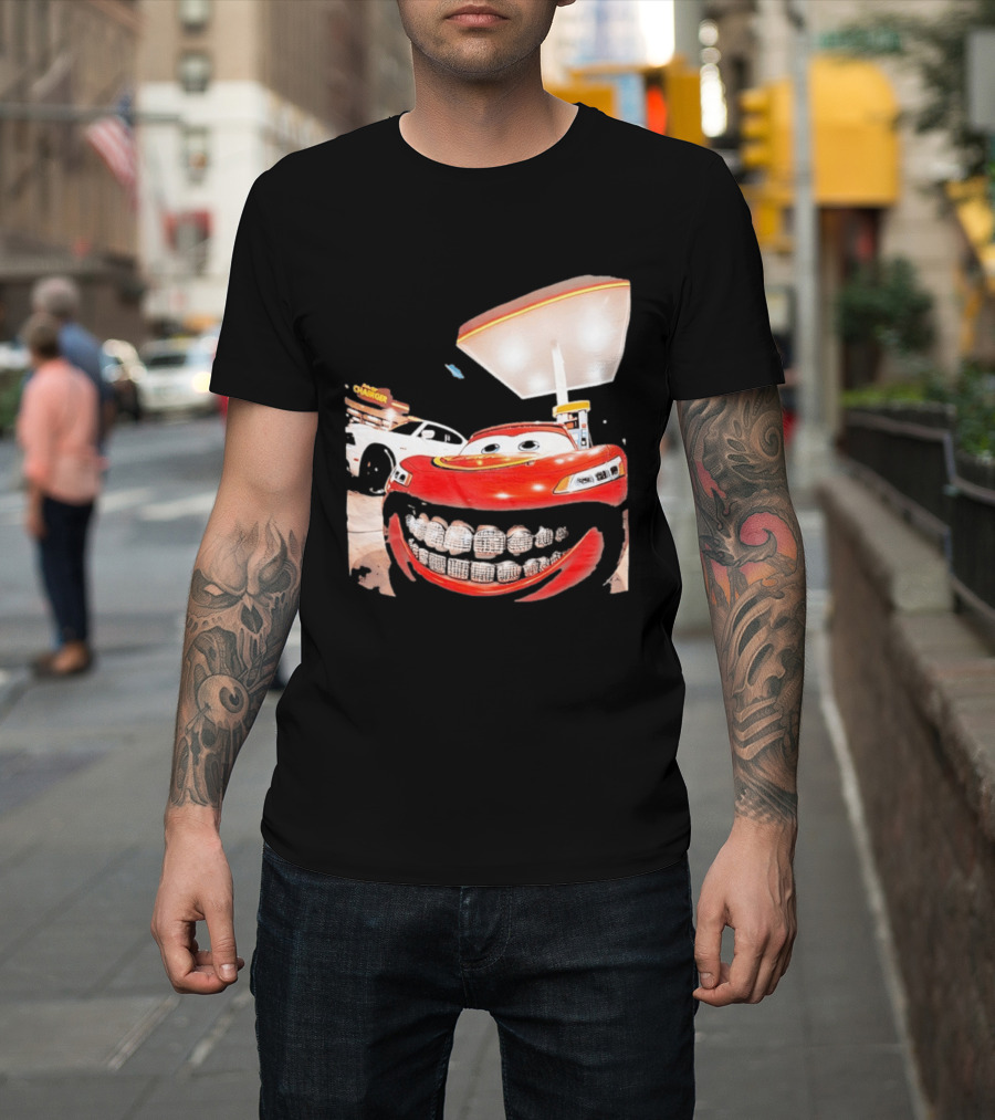 Cars Lightning McQueen Grills Radiator Springs Charger T-Shirt
