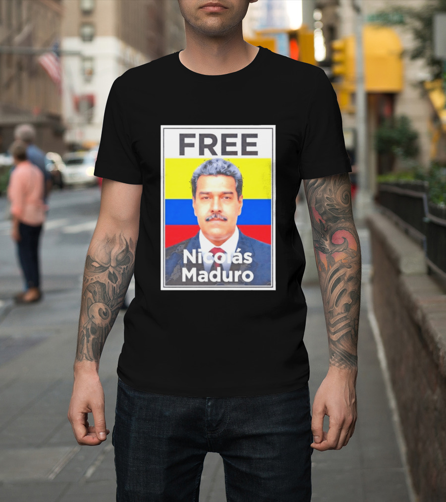 FREE Nicolás Maduro Venezuela Flag Political T-Shirt