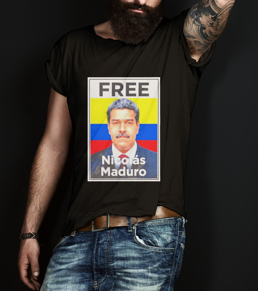FREE Nicolás Maduro Venezuela Flag Political T-Shirt