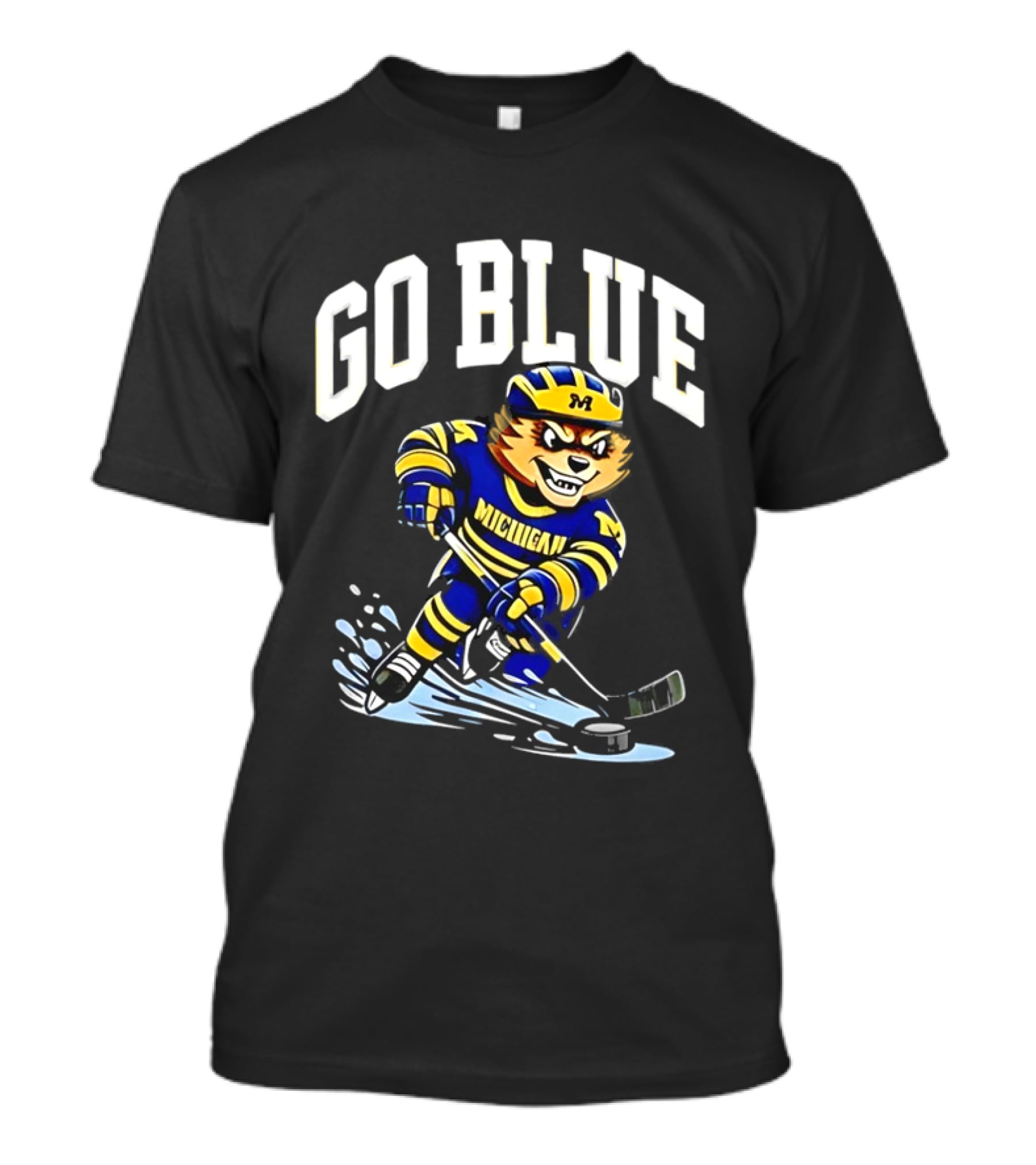 Michigan Wolverines 2026 NCAA Hockey Go Blue Wolverine T-Shirt
