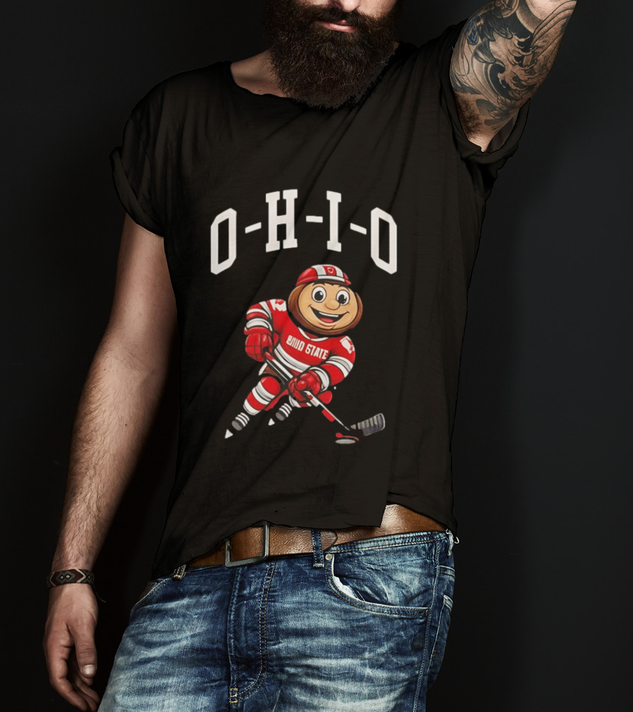 Ohio State Buckeyes Mascot Hockey 2026 NCAA Funny T-Shirt