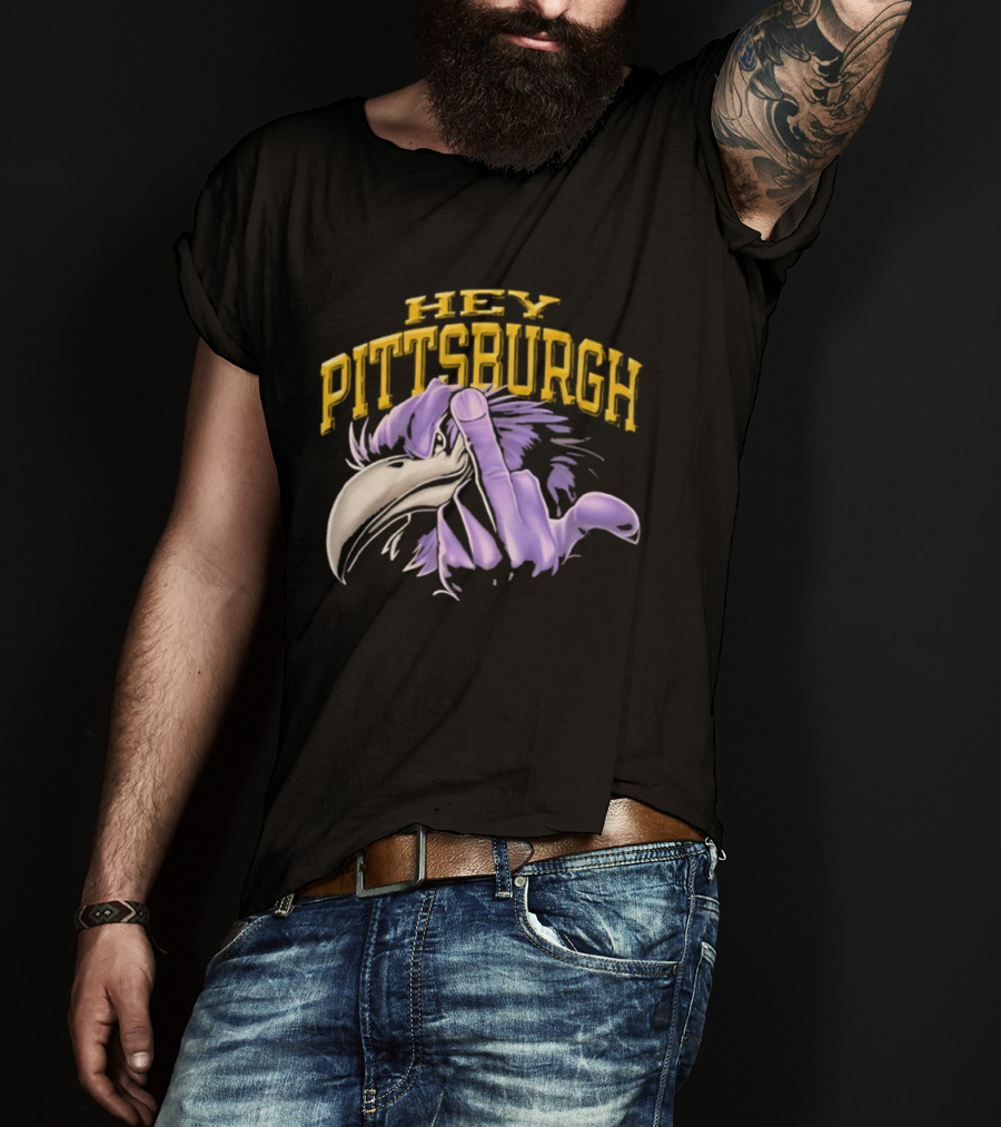 Hey Pittsburgh Steelers Ravens Iconic Rivalry T-Shirt