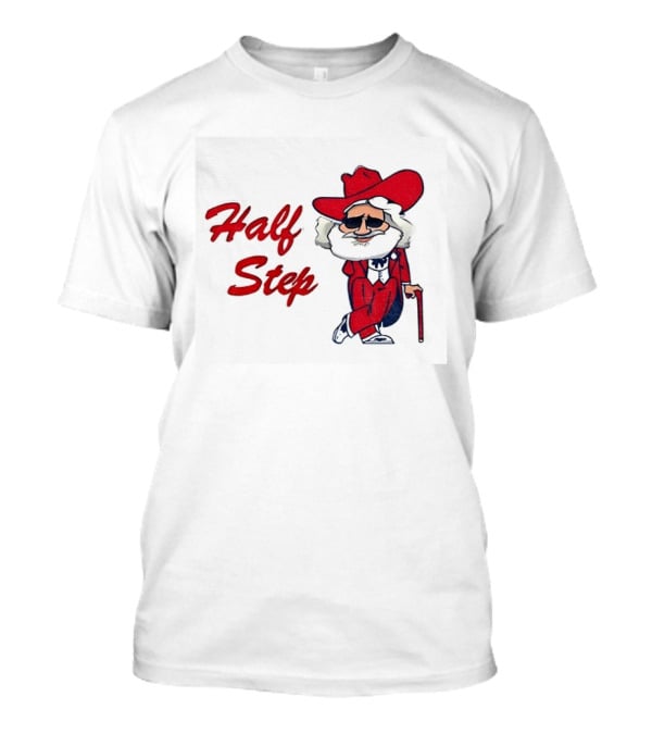 Half Step Cartoon Colonel Reb Ole Miss Rebels Football T-Shirt