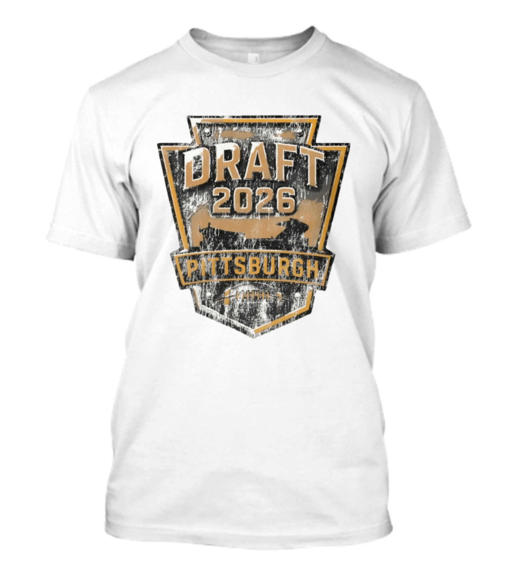 Pittsburgh Draft 2026 Vintage Steelers Football T-Shirt