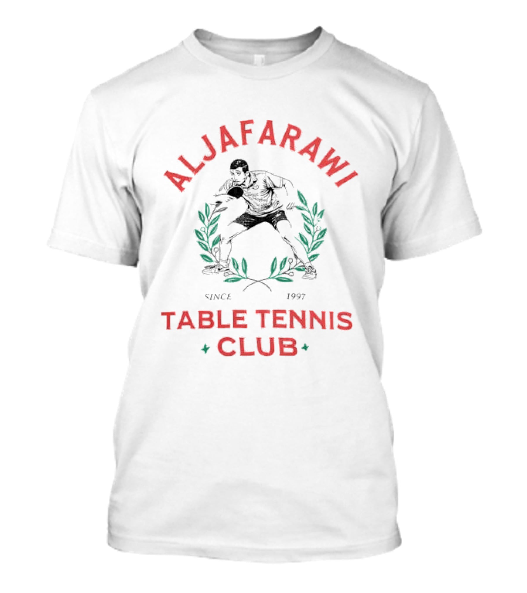 Kyrie Irving Aljafarawi Since 1997 Table Tennis Club T-Shirt