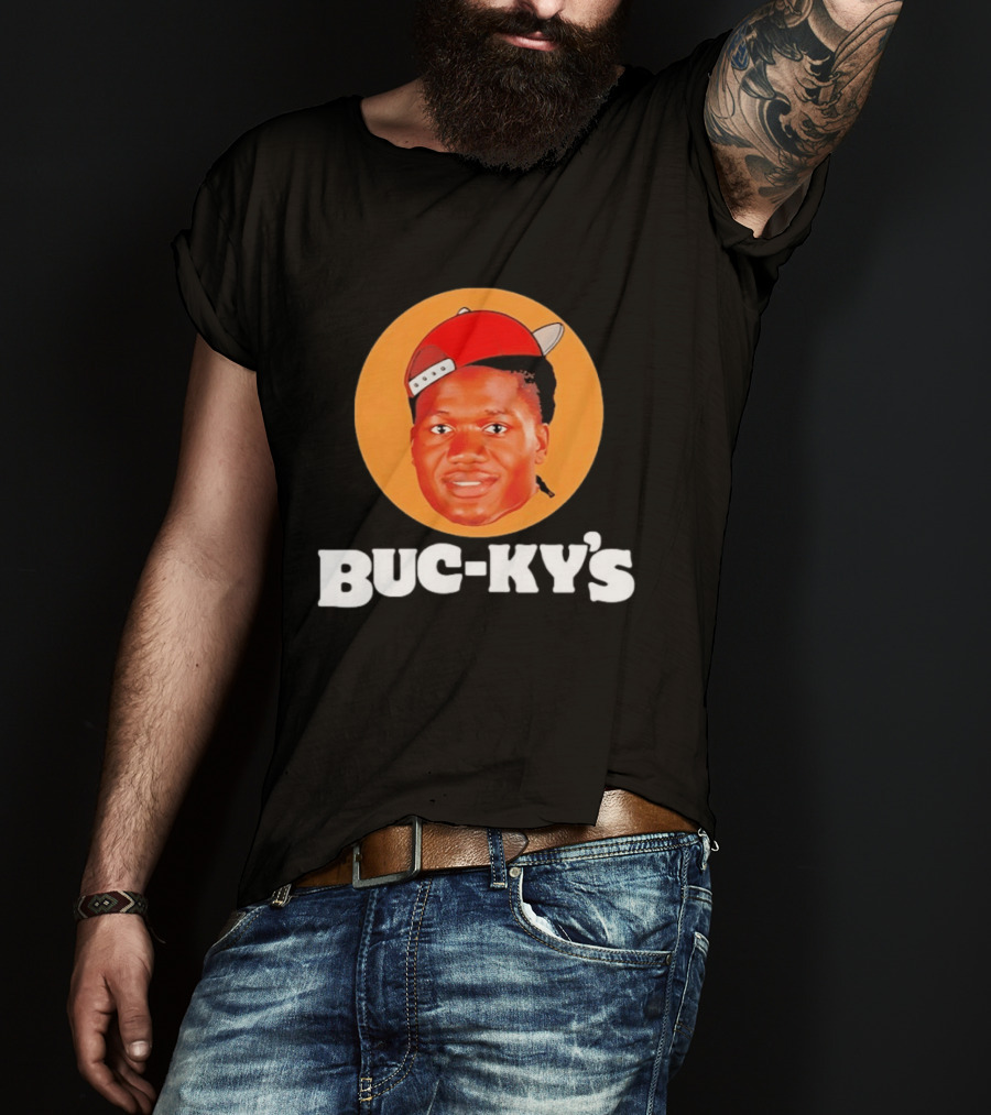 Buc Kys Bucky Irving Meme Tampa Bay Buccaneers Buc Ees T-Shirt