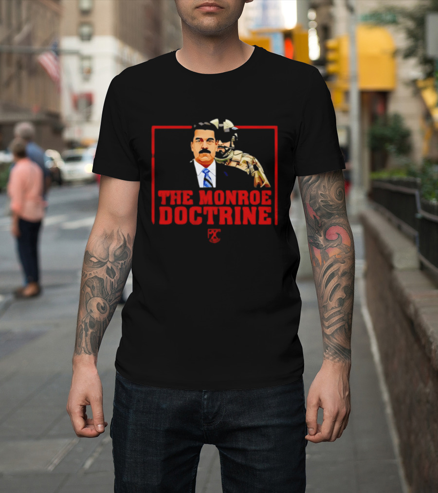 The Monroe Doctrine FC Political Icon With Eagle T-Shirt