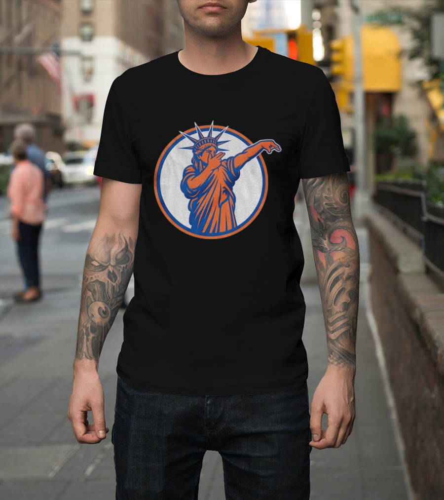 New York Knicks Statue Of Liberty Dab Meme T-Shirt