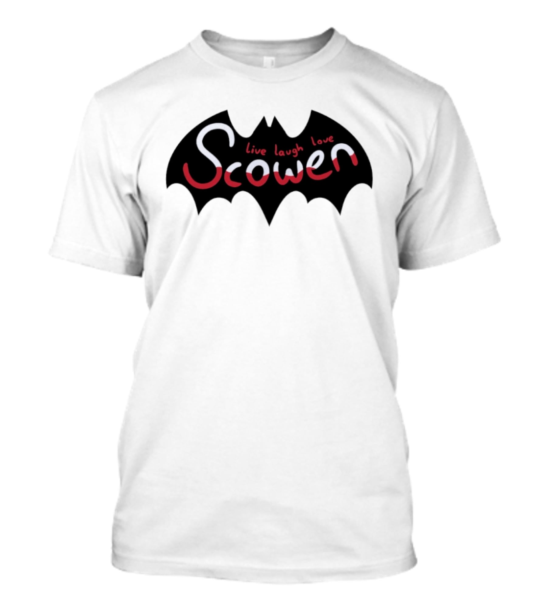 Bat Scowen Live Laugh Love T-Shirt